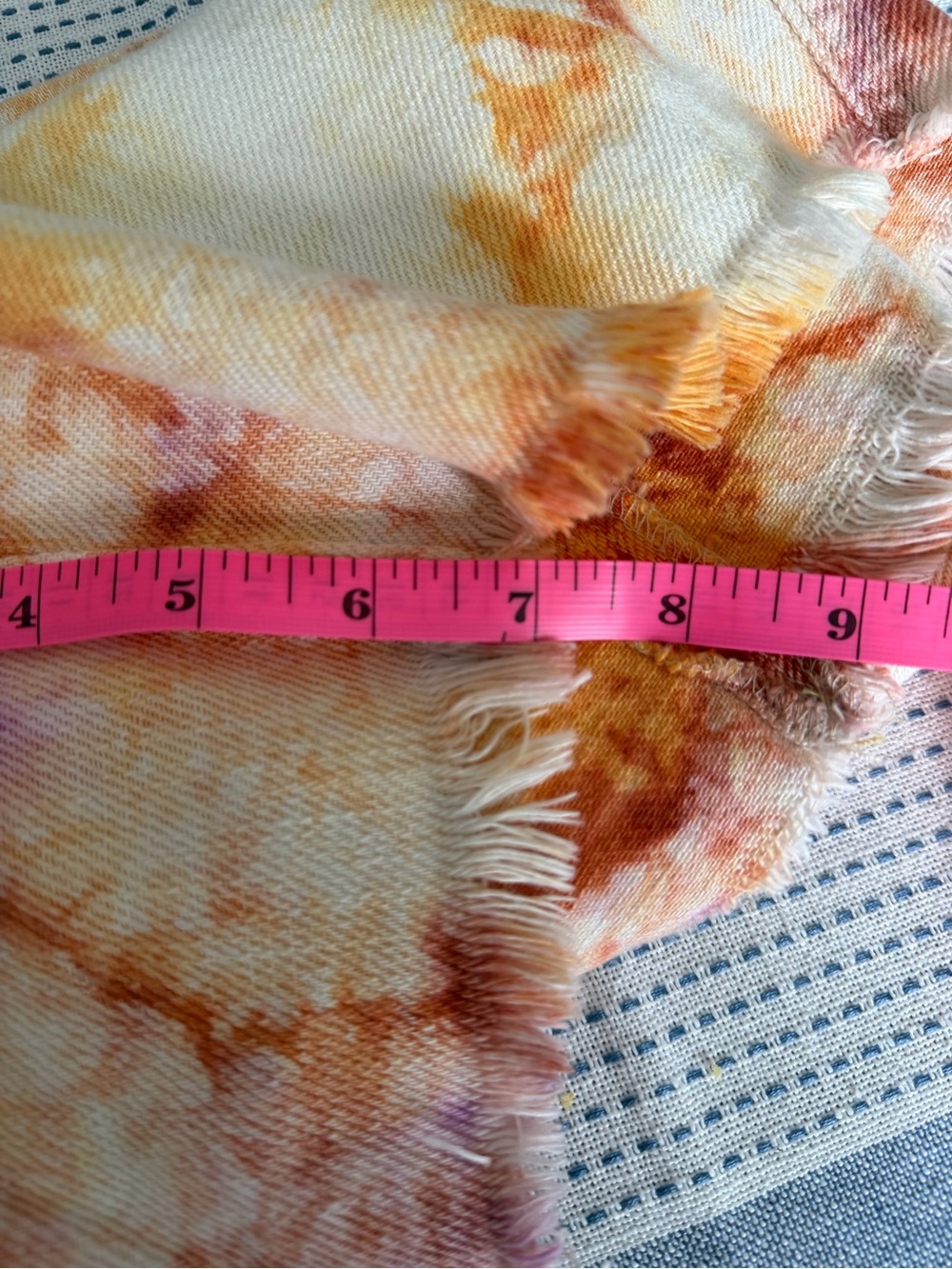 We The Free She’s a Legend Harem Bermuda Shorts- Apricot Tie Dye - Picture 11 of 13